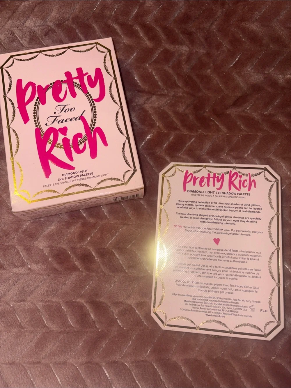 Too Faced Pretty Rich Diamond Light Eyeshadow Palette - Pink